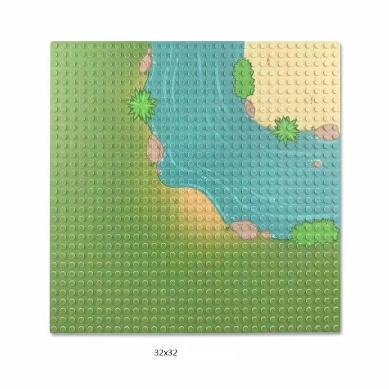 Base Plate 32*32 16X32 16X16 Dots  Building Blocks Baseplate DIY Plastic Plate  Classic Brick Accessories Kids Toy