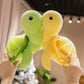25/35CM Cartoon Simulation Anime Little Lemon Turtle Stuffed Animal Plush Doll Cute Turtle Soothing Kids Sleeping Toys Handmade