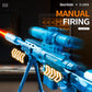 Full Auto Electric Water Gun Toy with Flashing Light Rapid-Fire Motorized Blaster for Summer Outdoor Fun & Kids Play Game