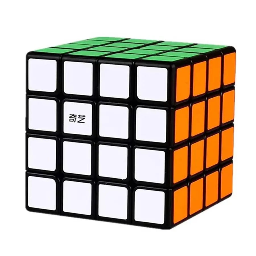 Qiyi S3 4x4 Stickerless Magic Cube 59mm Size Qiyi W2 4x4 Black Sticker Magic Cube 60mm Size Professional Cubo Magico Puzzle Toys