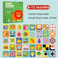 Baby Montessori Flash Cards – Black & White Visual Stimulation Toy
