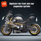 KAVOWORLD 1:5 Motorcycle Desktop Ornament Building Blocks Set 2045PCS Technic Motorbike Model Kit Sport Bike Bricks Boy Toy Gift