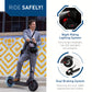 Hiboy S2 Pro 500W Electric Scooter for Adults, 19MPH 25 Miles Range, 10'' Solid Tires Folding E-Scooter, Dual Braking System Portable Commuter Scooter with LED Light