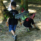 Electric Moving Dinosaur Wings with Lights DIY Toys for Children Boys Party Halloween Costume Accessory Christmas Gift