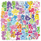 Carebears 50Pcs Classic Cartoon Animation Cute Irritable Bear Loyal Bear Children's Waterproof Sticker Room Diary Decoration