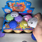 Simulation Dumpling Squishy Squeeze Fidget Toy Soft SlowRebound Stress Relief Ball with Bamboo Steamer Box Anti-Stress Toy ﻿