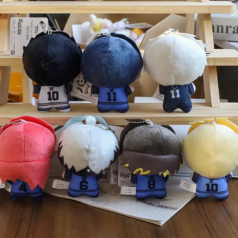 10cm Mini BLUE LOCK Plush Stuffed Doll Seishiro Nagi Isagi Yoichi Chigiri Bachira Meguru Doll Pendant Keychain Toy For Gift
