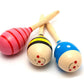 Large KTV Toy Wooden Colorful Musical Instrument Rattle Shaker Sand Hammer Bell Adult Gatherings Toys