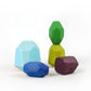 Wooden Sorting Stacking Rocks Stones Sensory Toddler Toys Learning Montessori Toys Building Blocks Game for Kids Birthday Gifts