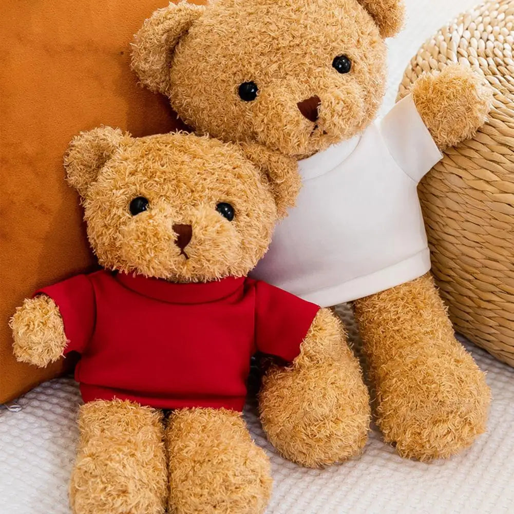 30cm Cute Wearing Sweater Teddy Bear Plush Toy Adorable Stuffed Animal with Soft Teddy Bear Plush Toy Adorable Stuffed Animal