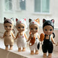 Cute Raincoat Angel Mini Figurine Blind Box, Animal Hood Doll Desktop Ornament Collectible Gift