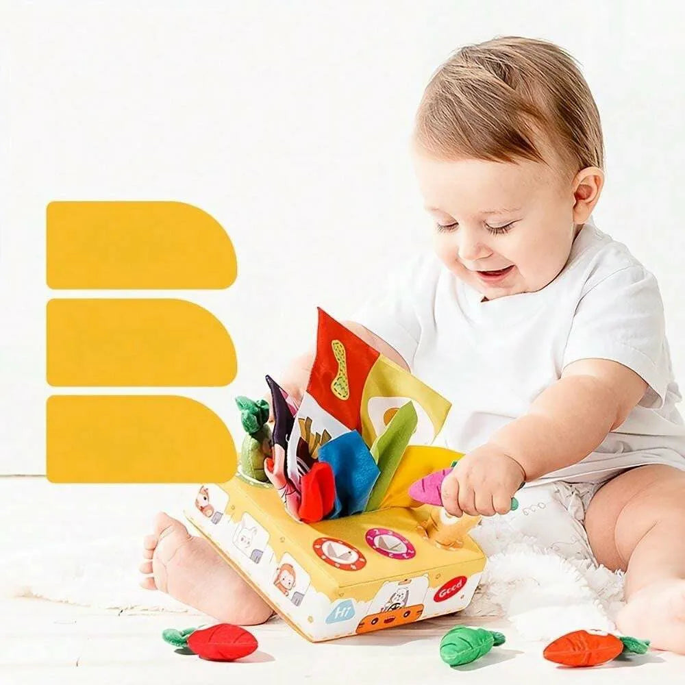 Soft Car Toy Set with Play Mat and 9pcs Vehicle for Baby Toys 12-18 Months Toddlers Car Boys and Girls Education Toys