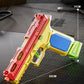 Continuous Firing Building Block Toy Gun Shell Throwing  Airsoft Blowback Empty Hanging Pistol Outdoor CS Weapon for Boys Adult