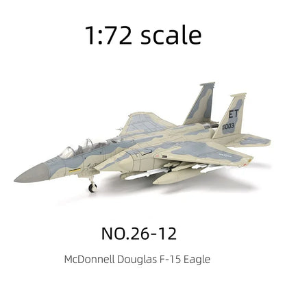 1/72 Creative Military Series USA F-15 Fighter Building Blocks Eagle Multi-Role Heavy Jet Model DIY Bricks Toys For Xmas Gifts