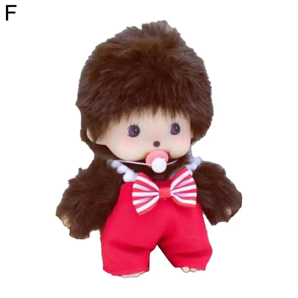 Fruit Adventure Seri Monchiqi Plush Doll PP Cotton Cute Doll Birthday Gift Schoolbag Pendant Decoration Strawberry Cute Girl15cm