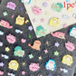 Pakem Nail Decoration Stickers Pikachu Nail Stickers 5D Embossed Nail Art Stickers Water Cup Phone Case DIY Deco Kid Girl Gift