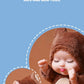 6Pcs Reborn Doll Kit Toy Simulation Princess Dolls Toy Mini Cute Sleeping Baby with Clothes Accessories Birthday Gift for Kids