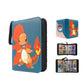 Squirtle Bulbasaur Card Binder Anime Photo Album Collect Loose Leaf Pu Zipper Figure Card Holder Storage Bag Toy Peripheral Gift