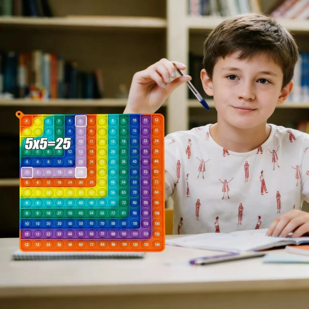 Multiplication Practice Math Games, 12x12 Times Table Learning Activity Board Games, Mathematics Teaching Toys Stationery Gifts