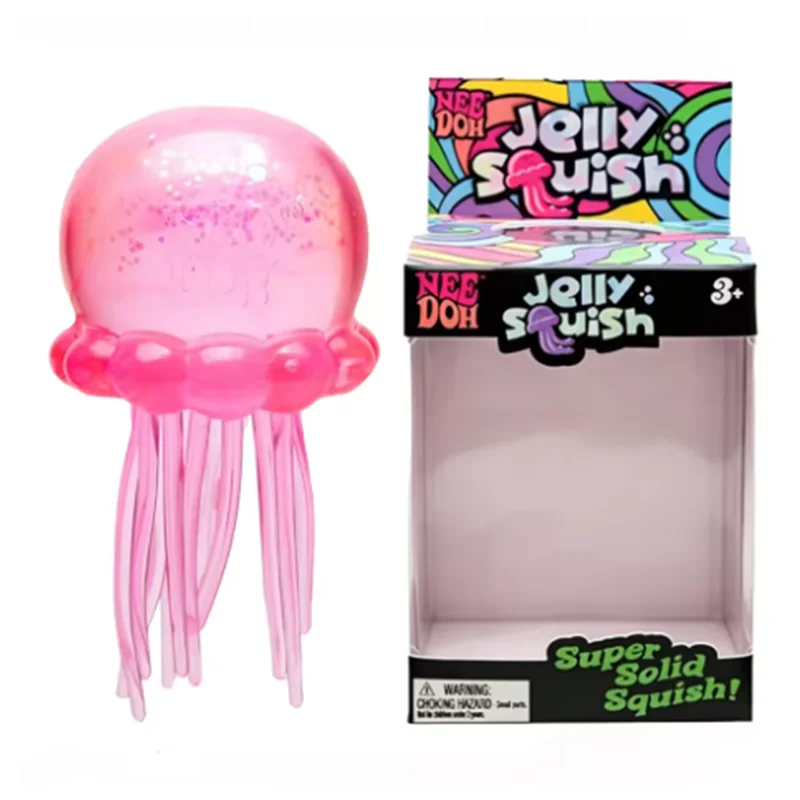 Jellyfish Maltose Squishy Toy Soft Squeeze Cute Jelly Fish Anti Stress Relief Relax Fidget Ball Fun Toy for Friends Gifts