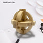 Wooden Kongming Luban Lock,3D Brain Teaser Puzzle,Office Decompression Puzzle for Adult, Intelligence Gift for Kids (Ball))