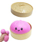 Giant Size Steamed Bun Squeeze Toy Glitter Simulated Food Dumpling Squishy for Office Desk Decor Fun Birthday Party Favors