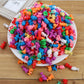 30pcs Pop Little Suckers Assembled Sucker Suction Cup Mini Monster Sucker Capsule Model Building Block Toys Cartoon Animal