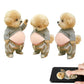 2/3PCS Shiba Inu Teddy Dog Belly Stickers Cute Puppy Wearing Outfit Silicone Self-Adhesive Stress Relief For Home Decor & Phone