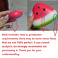 Cute Watermelon Squishy Fidget Adult Slow Rebound Decompression Toy Anti-Stress Slow Rising Fruit Soft Stress Relief Squeeze Toy