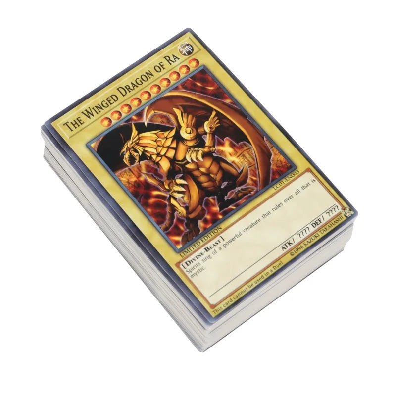 66Pcs/Box English Yu Gi Oh Cards Playing Game Trading Battle Carte Dark Magician Collection Kids yugioh Playing Card Game Toy