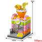 Food Shop Street Series - Mini City Shop House Model Kit, Fun DIY Educational Building Toy Gift for Kids Ages 6-12