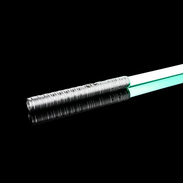 Metal Handle RGB Cosplay Double-edged Lightsaber Sword 16 Colors Change LED Switchable Sound And Light For Boys Girls Gift