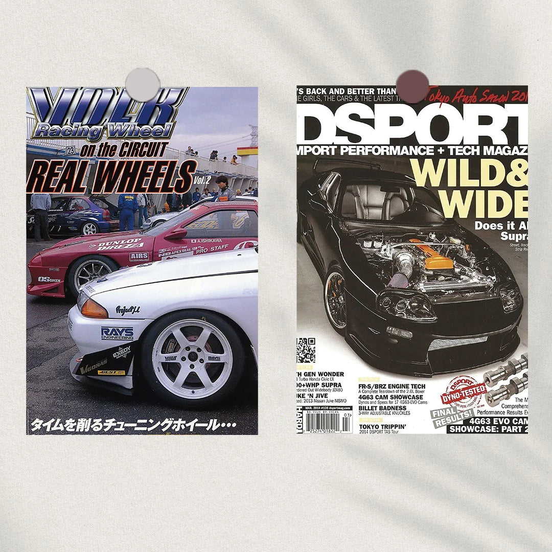 10PCS 10×15CM JDM Car Japanese Racing Car Posters Wall Collage Print Kit Wall Decor Home Room Kids Toy Card