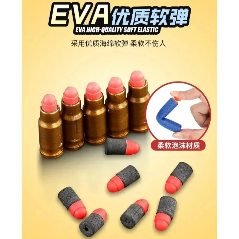 2026 Newest Shell Ejecting Airsoft Pistol Soft Bullet Toy Gun Children Armas Shoot Outdoor Game Boys Gift