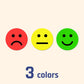 1" Happy Sad Smiling Face Behavior Stickers 120-1200pcs Labels Teachers Classroom School Kids Student Reward Sticker Toys Gifts