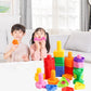 10/20pcs Set Screwing Building Blocks Creative Mosaic Puzzle Toys for Children Plastic Insert Nut Shape Boys Educational Toy