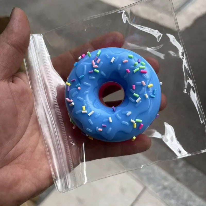 In Stock Needoh Donut TPR Squishy Fidget Toy Soft Squeeze Stress Relief Sensory Toy Adult Collectible Gift Surprise Toy