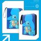Squirtle Bulbasaur Card Binder Anime Photo Album Collect Loose Leaf Pu Zipper Figure Card Holder Storage Bag Toy Peripheral Gift
