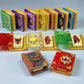 36pcs/12 sets of magic books, MOC small particle building blocks, high-quality ABS, flip books, DIY assembled toys.