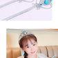 6pcs Rhinestone Tiara Crown and Magic Wand With Glitter Crystal Head Hoop Jewelry Hair Accessories For Girls Teens Birthday Gift