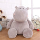 Kawaii Stuffed Plush Animals Soft Dolls Set - Jungle Lion Elephant Tiger Dog Fox Monkey Deer - Children's Gift Baby Kids Hobby