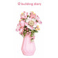 Romantic Bouquet Building Blocks Set - Floral Assembly Construction Toy for Festive Gifts