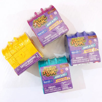 Animal Jam Adopt A Pet Treasure Chest Series Blind Box Toy Cute Animal Models Mystery Box Desktop Decorations ren's Gifts