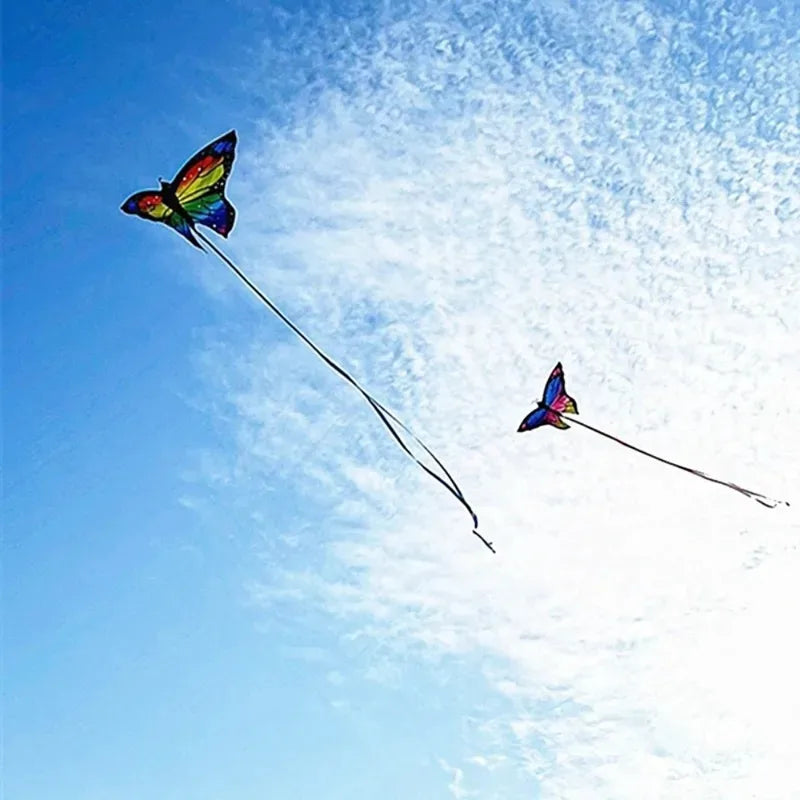 Colorful Butterfly Kite Steering Beautiful Butterfly 1.45m Kite Air Bounce with Kite Line Children's Kite Outdoor Sports