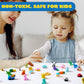 Joyfy 36 Pcs 3D Erasers Food Animals Erasers Bulk Fun & Cute Erasers for Pencil Desk Pets Classroom Prize Birthday Party Favors
