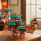 KAVOWORLD 2453PCS Chinese Dragon Boat Building Bricks Model Traditional Architecture STEM Toy Ideal Gift for Office Home Decor