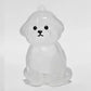 Adorable Cat Hair Storage Pendant Keychain Transparent Cat/Dog Hair Storage Container for Pet Lover DIY Pet Memorial Keychain