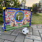 1PC Soccer Goal Set with Inflatable Ball, Parent-Child Interactive Toy, Soccer Shooting Training, 23.62×11.4 Inches
