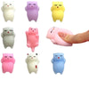 6Pcs Kitten Squeeze Toys Cute Cat Stress Relief  for Adults Kids  Anti-Anxiety Fidget Sensory Toy Creative Relaxation Gift