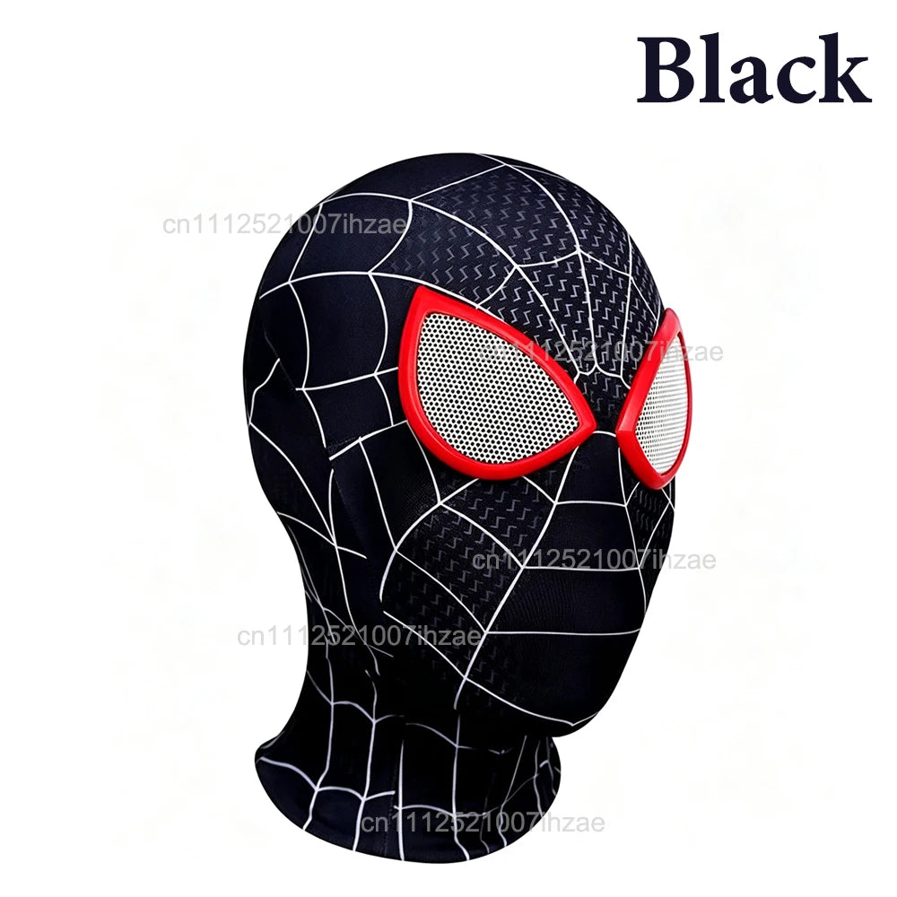 1/2PCS Spiderman Breathable Masks High Elastic Hat Funny Spider Lens Adult Children Cosplay Party Halloween Costume Accessories